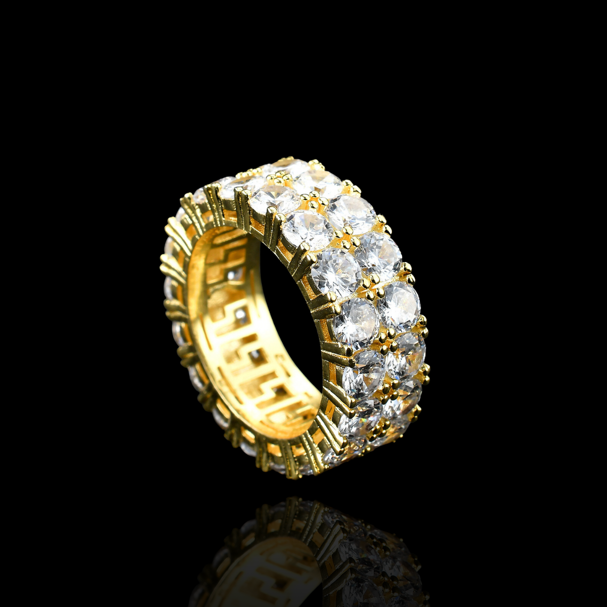 DOUBLE ROW DIAMOND RING