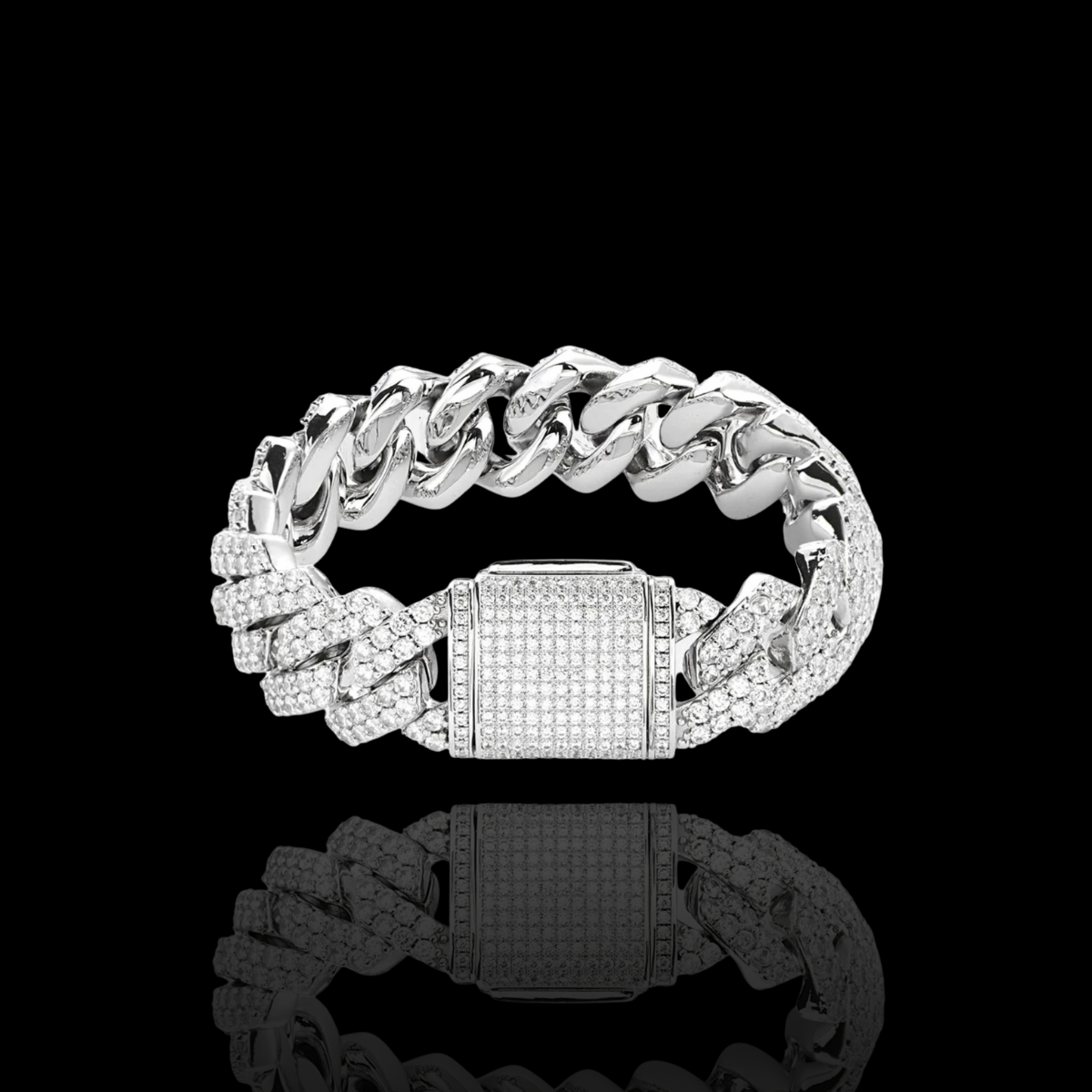 DIAMOND PRONG 18MM BRACELET