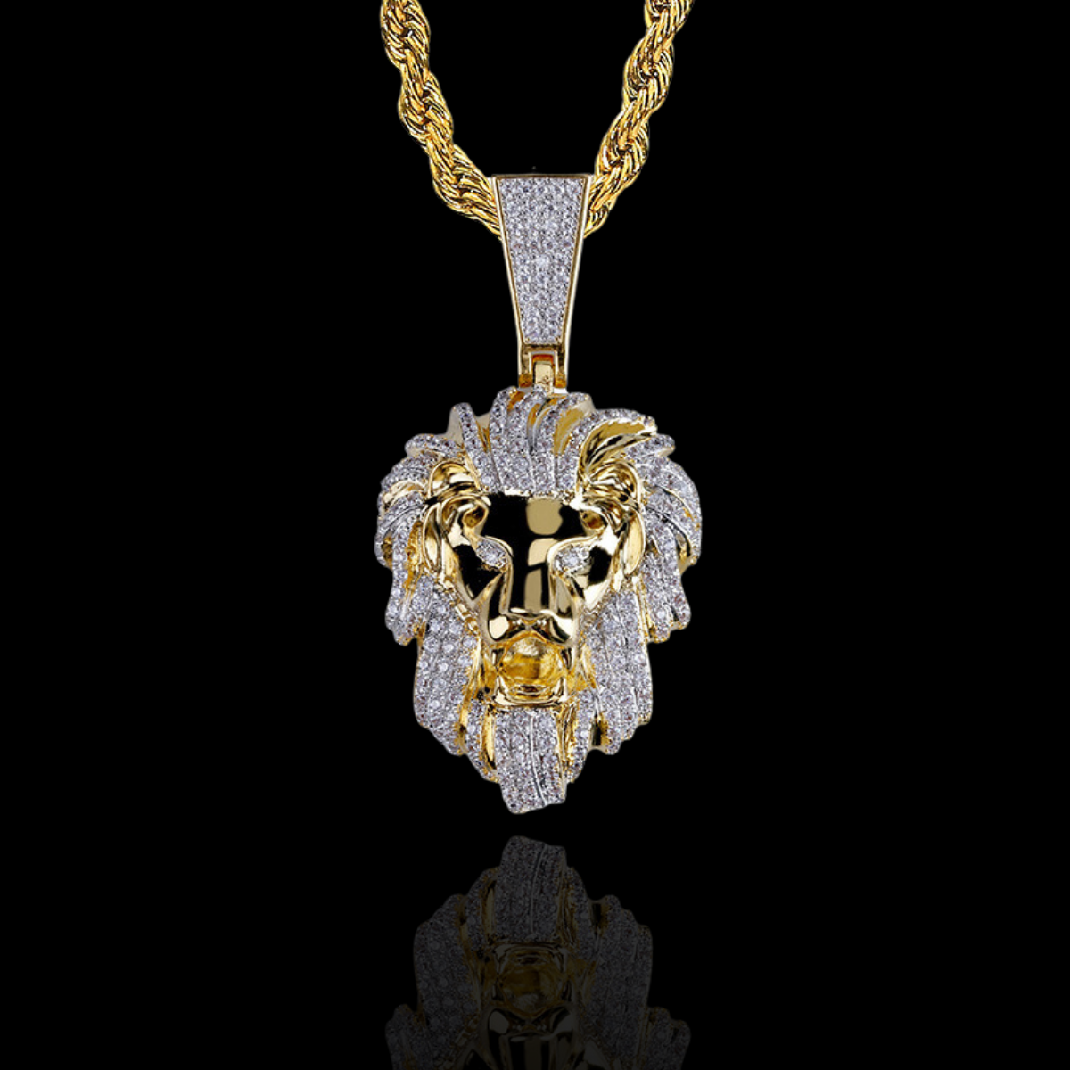 ICED LION PENDANT