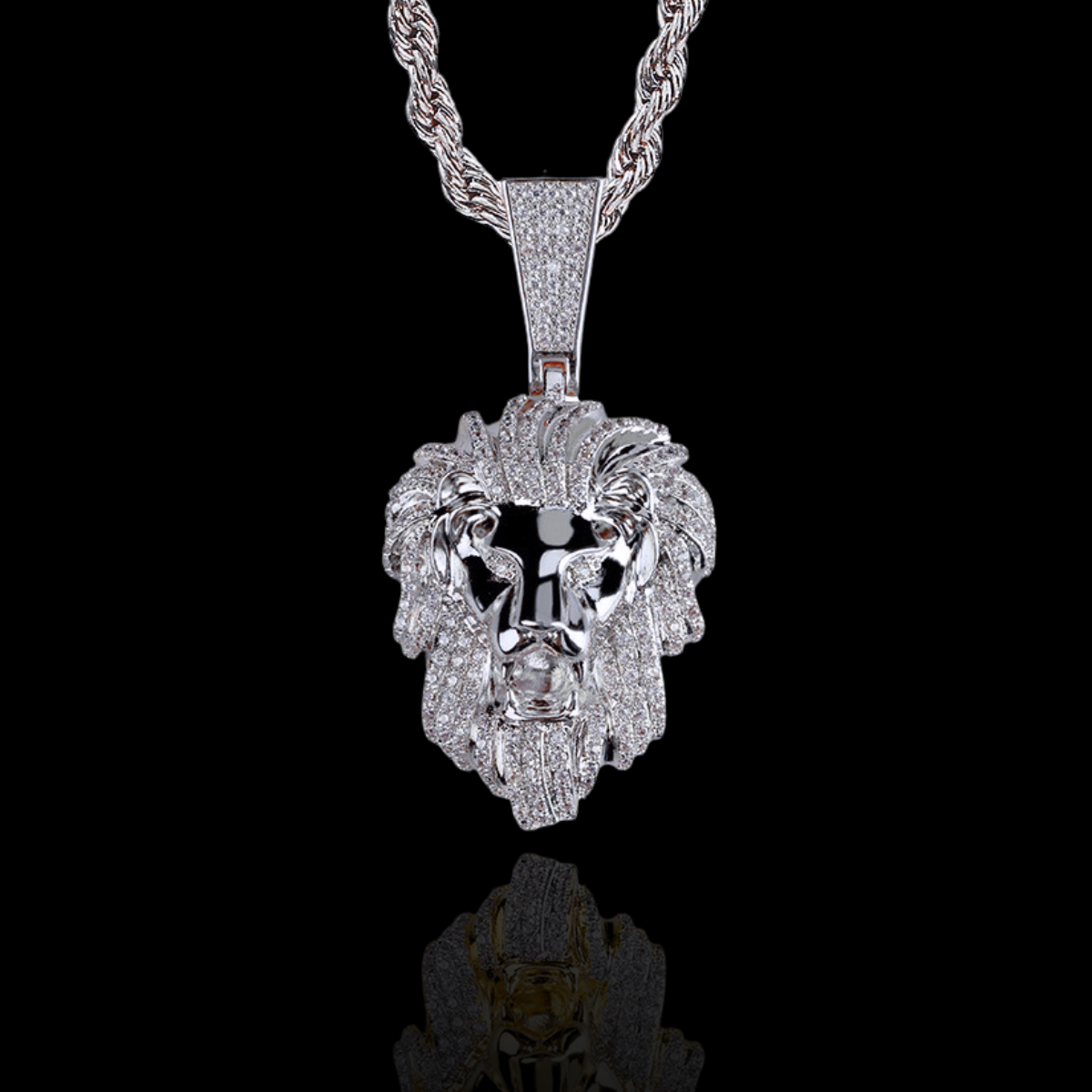 ICED LION PENDANT