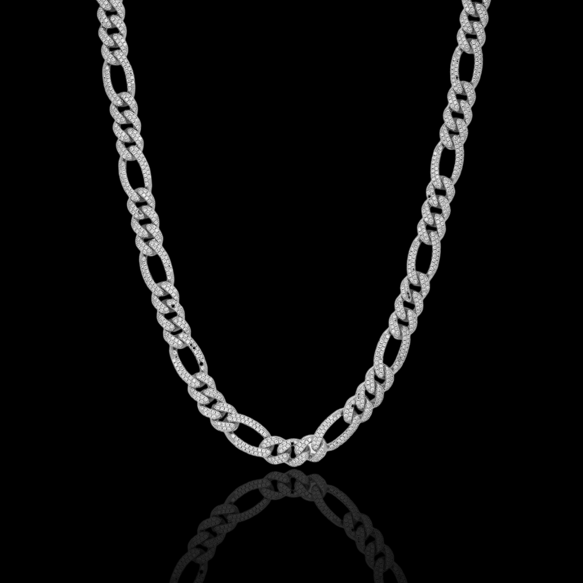 10MM ICED FIGARO CHAIN